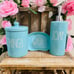 Rae Dunn BATHROOM TIFFANY BLUE BUNDLE