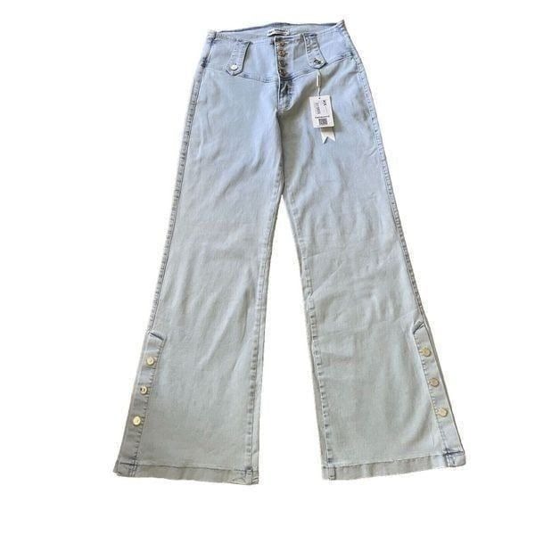 Esperanto Jeans Women’s Size M (28 European) Wide Leg Fine Stretch Fabric