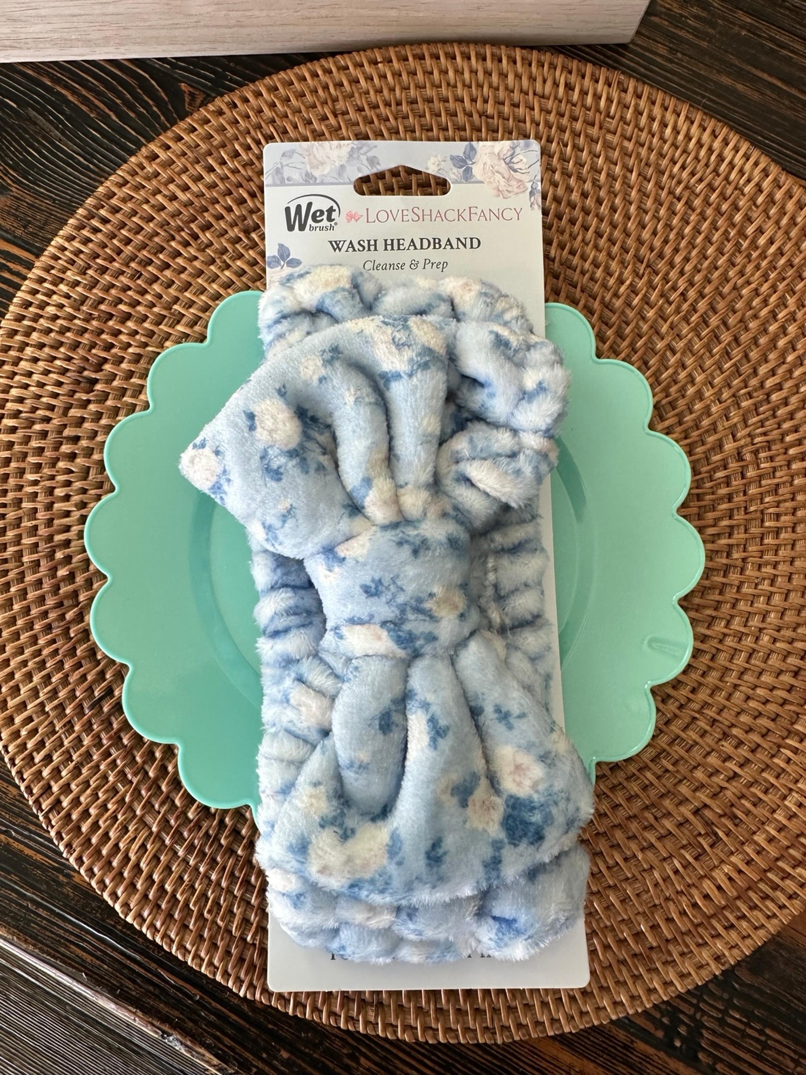 Goody X LoveShackFancy Wash Cotton Headband- Everblooming Rosettes