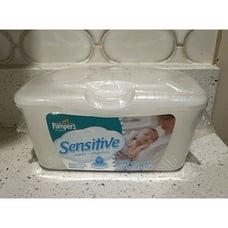Pampers Baby 64 Wipes Pop Up Container Refillable Sensitive New Box *READ*