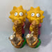 Vintage 1990 The Simpsons Family Camping Kids club lot rare collection