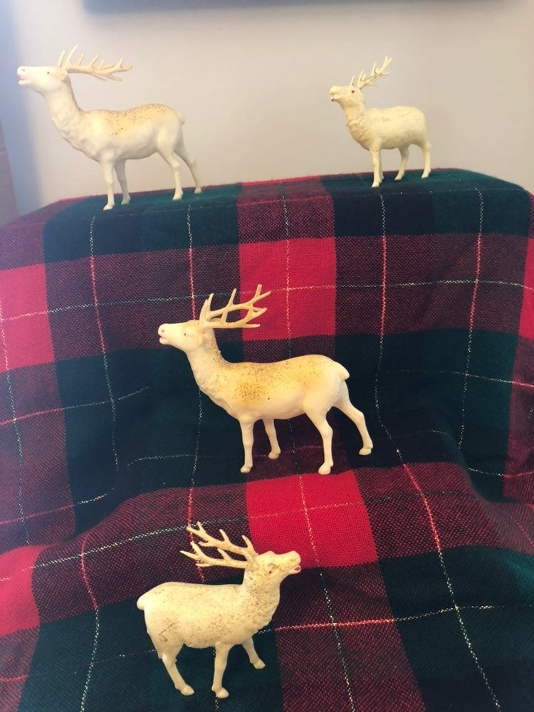 Vintage Celluloid Reindeer Made in Occup