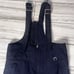 Vintage BOGNER Women's Insulated Black Pants with Bib Ski SnowSuit Size 36 Long