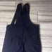 Vintage BOGNER Women's Insulated Black Pants with Bib Ski SnowSuit Size 36 Long