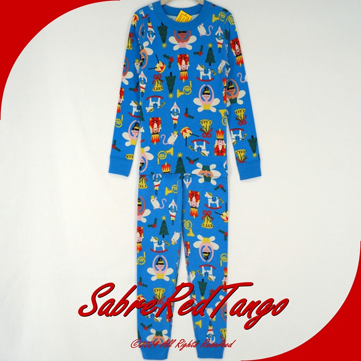 NWT Hanna Andersson Organic Long Johns Pajamas Nutcracker Dance Print 150 12