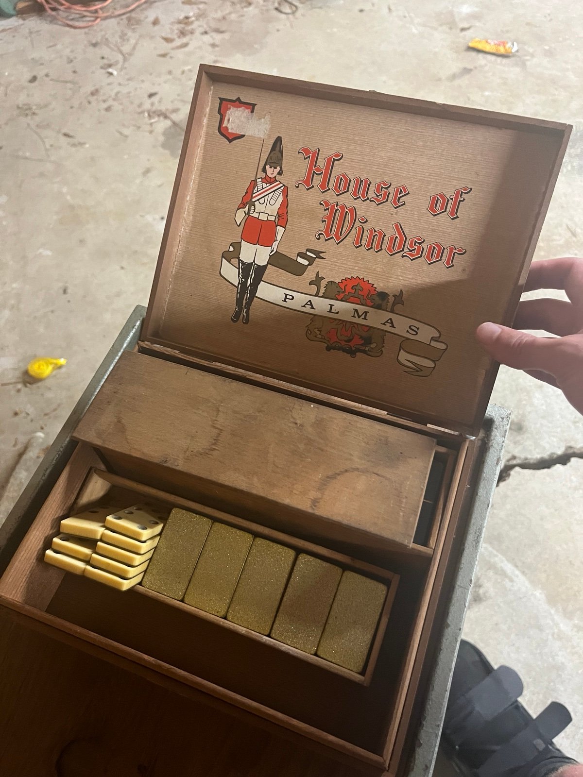 Vintage Domino Box