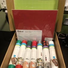 Cricut (seafoam) Mystery Box with out cutie