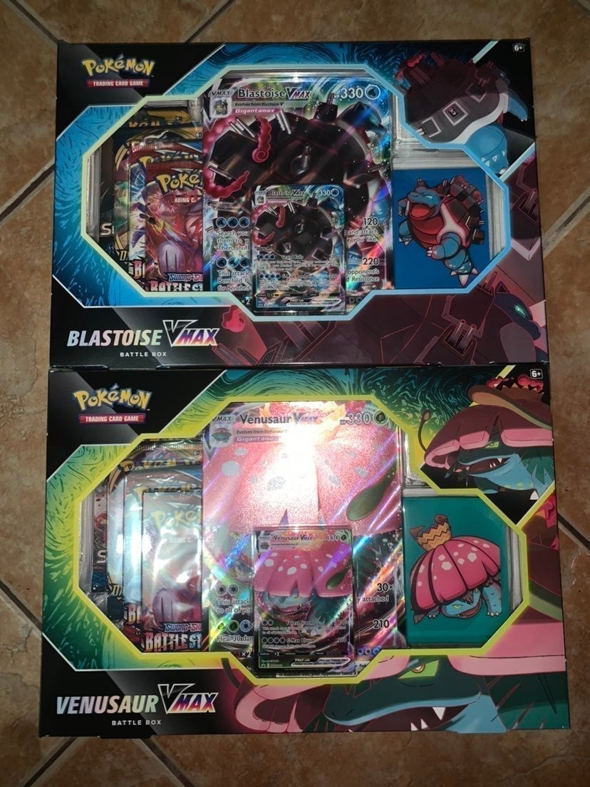 Pokemon Blastoise/Venusaur Vmax