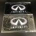 Infiniti Brand New Front Vanity Metal Plate Frame Holder (2 Pack)
