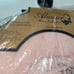 Vintage style blush pink fringe floral bathroom Mat set
