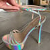 Stuart Weitzman Soiree 145 Platform Sandal US 8