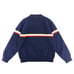 60s mock neck chest stripe sweater 1960s vintage