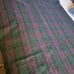 Vintage blue and purple plaid Woolrich wool blanket