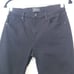 Driftwood Jeans Candace Midrise Capri Cropped Ruffled Hem Black Denim