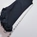Driftwood Jeans Candace Midrise Capri Cropped Ruffled Hem Black Denim