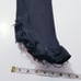 Driftwood Jeans Candace Midrise Capri Cropped Ruffled Hem Black Denim
