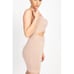 Iris Basic Champagne Fuzzy Tube Top & Skirt Set size Large