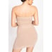 Iris Basic Champagne Fuzzy Tube Top & Skirt Set size Large