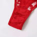 Red Heart Garter Lingerie Set