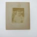 Antique Carte De Visite CDV Baby Photo in White & Floral Sepia Child Photograph