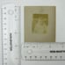 Antique Carte De Visite CDV Baby Photo in White & Floral Sepia Child Photograph