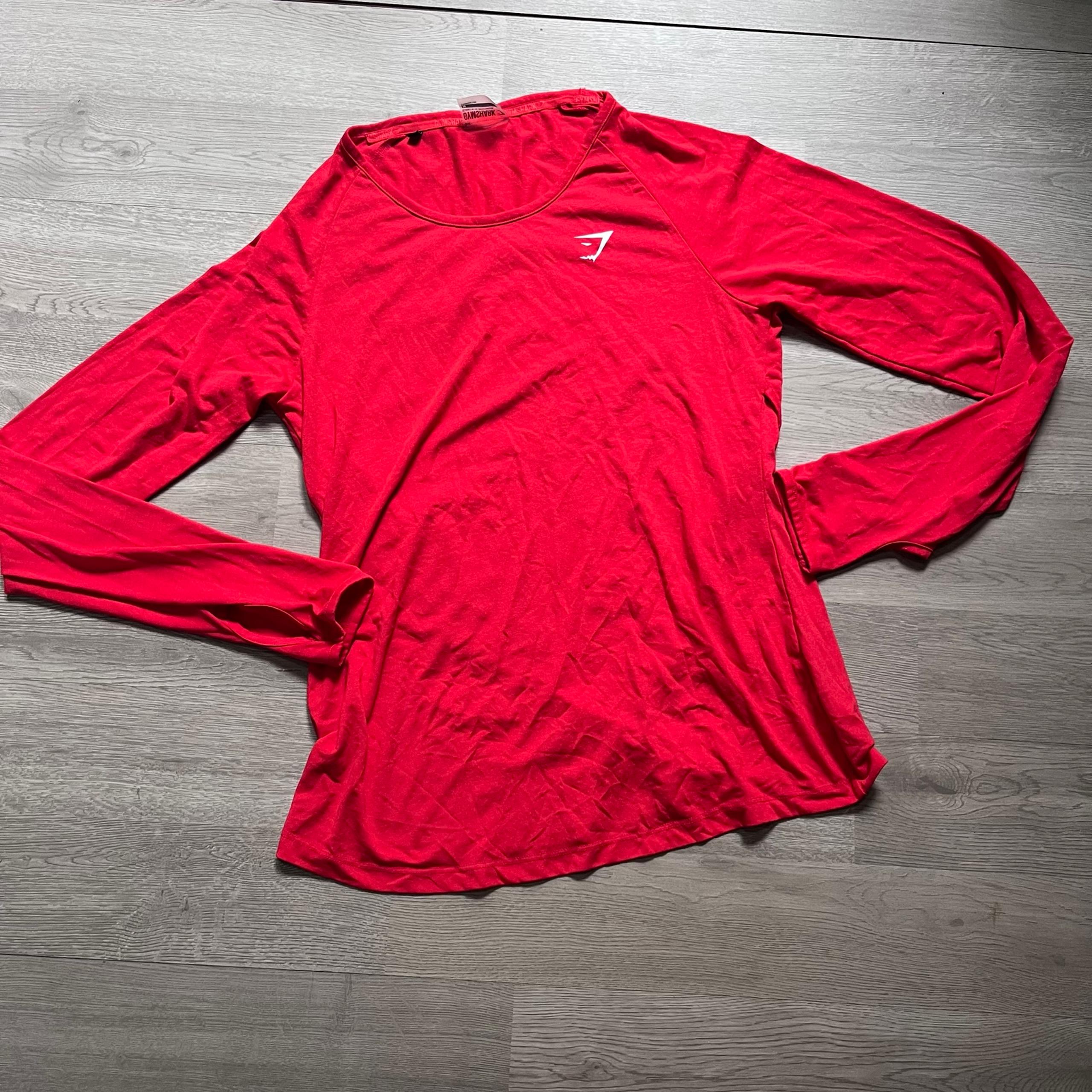 Gymshark Long Sleeve cross Back performance top (M)