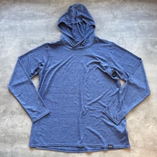 Patagonia Women’s Capilene Cool Daily Fishing Graphic Hoody Blue Size Large
