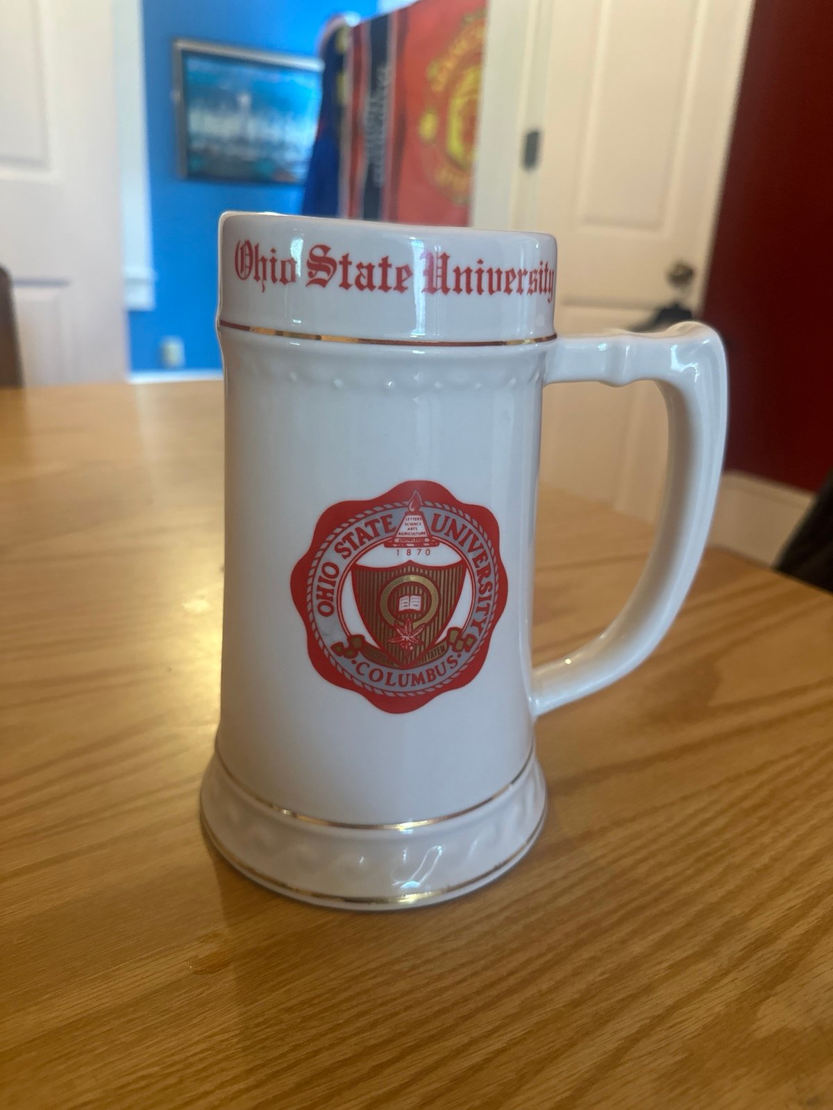 Vintage Ohio State University Beer Stein (Like New)