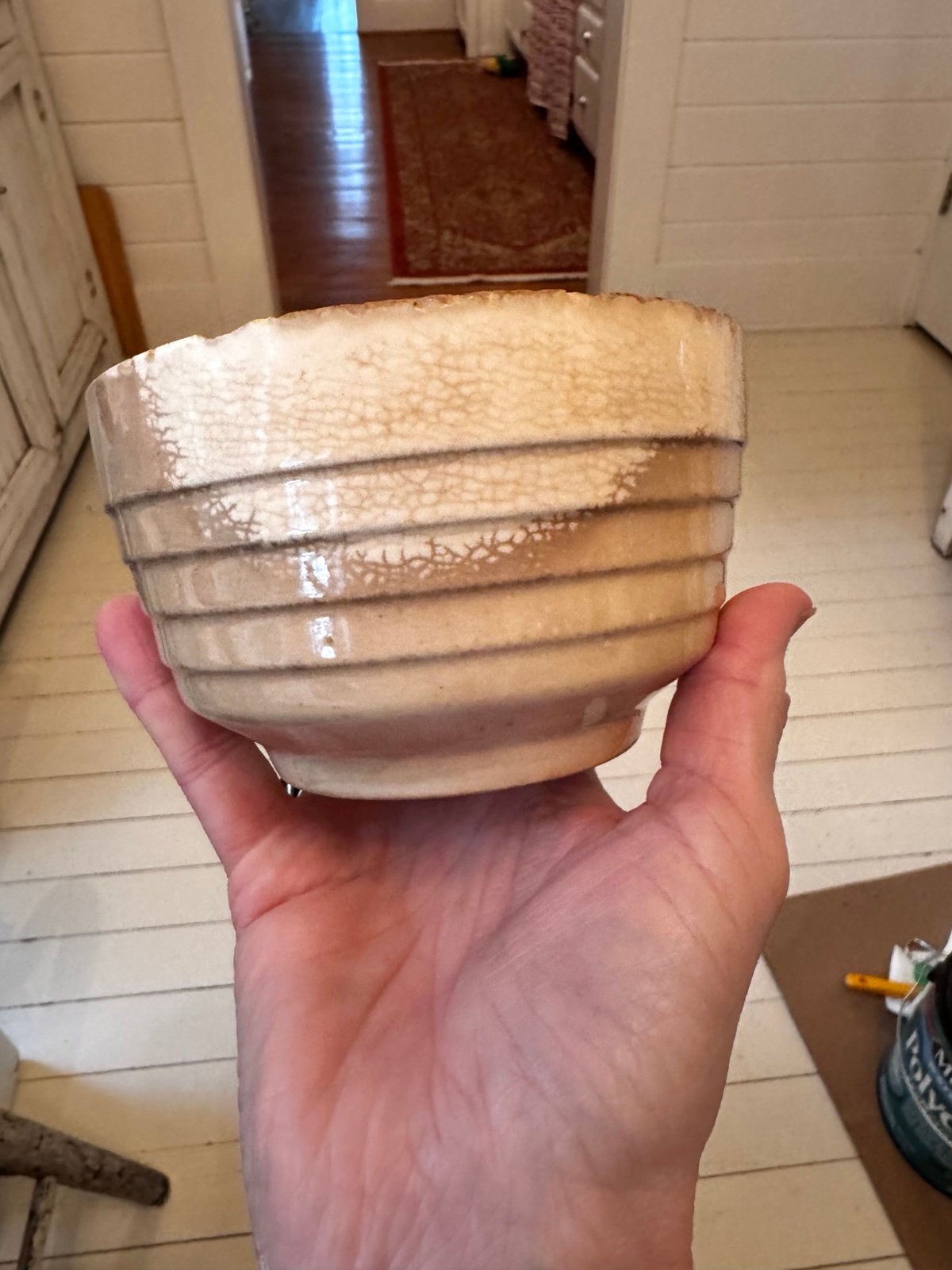 Vintage Ironstone Beehive Bowl