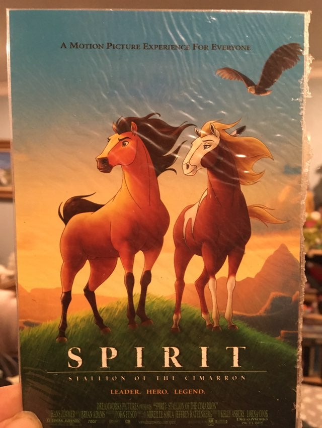 Spirit Stallion of the Cimarron Movie Premier Post Card Sticker Book Set