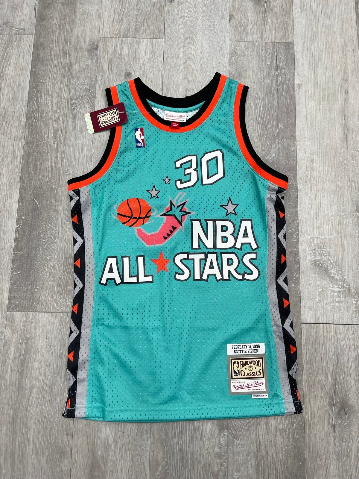 Mitchell & Ness Scottie Pippen 30 Swingman NBA 1996 All-Star Game Jersey Small
