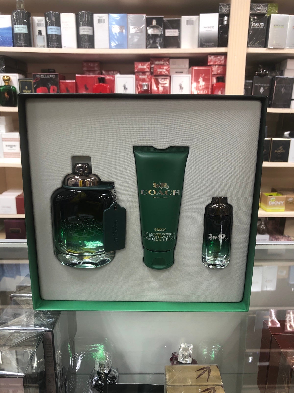 Green 3pcs Giftset by Coach New York for Men