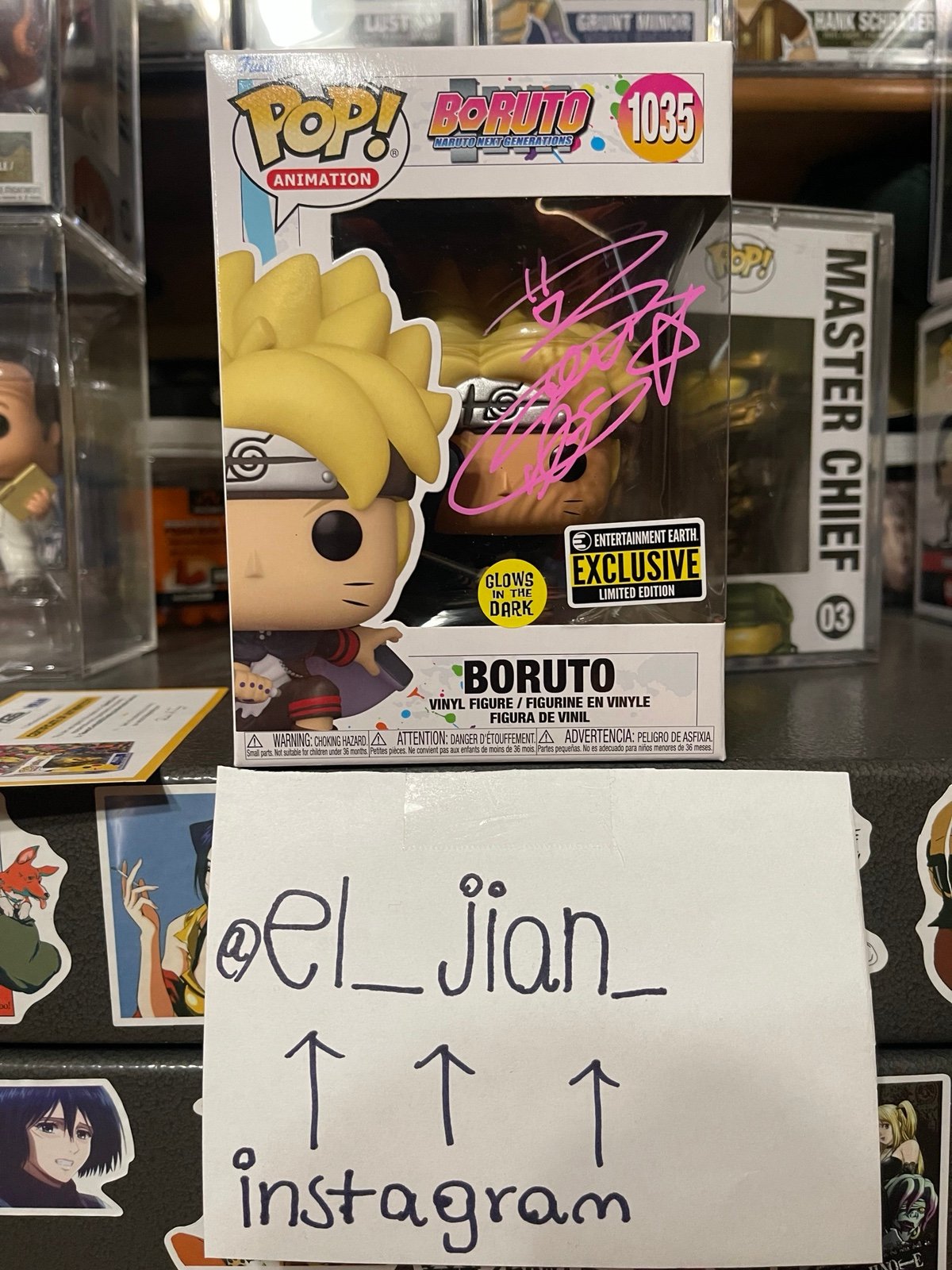 Japanese signed boruto Funko Pop