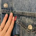 Levi’s denim jacket with sweatshirt sleeves vintage fit