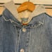 Levi’s denim jacket with sweatshirt sleeves vintage fit