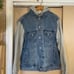 Levi’s denim jacket with sweatshirt sleeves vintage fit