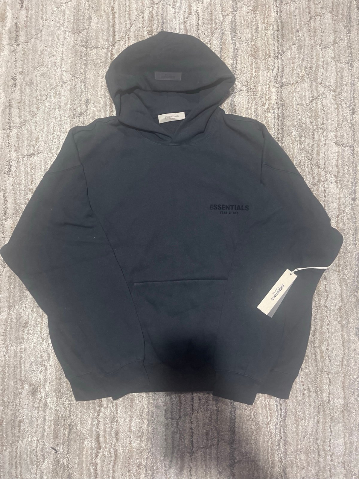 Men's Essentials Hoodie Size XL Black Brand New with Tags Never Worn