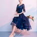 Party Dress, Invitation, Presentation, Graduation Ceremony, Wedding, Blue, Zipper