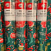 Grinch gift wrap paper 4 rolls
