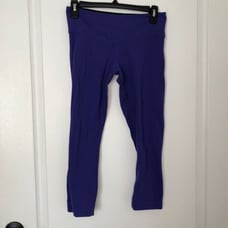 Lululemon Womens Purple Yoga Pants Size Small Stretch Athletic High Rise