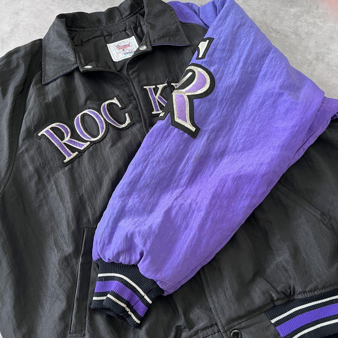 90s STARTER Starter Colorado Rockies Award Jacket