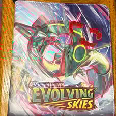 Evolving skies binder with 400+ cards, binder fits 900 cards