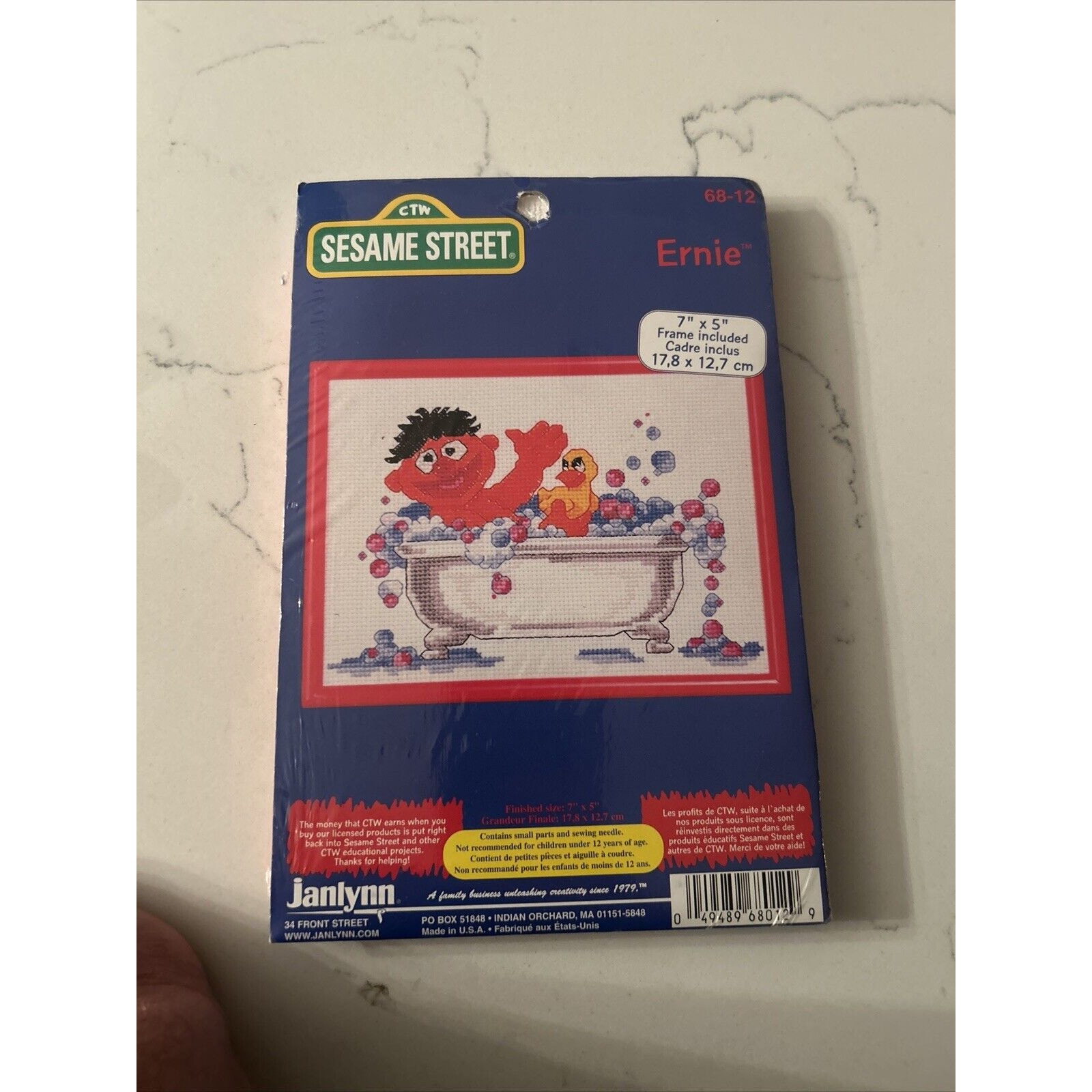 Janlynn Counted Cross Stitch Kits Sesame Street Lot Of 4