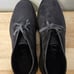 Calvin Klein Warren Chukka Boots Mens Size 9.5 Black Suede Lace Up Ankle