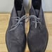 Calvin Klein Warren Chukka Boots Mens Size 9.5 Black Suede Lace Up Ankle