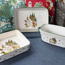 The Grinch Max Sleigh Christmas Baking Dishes Casserole Brownie & Loaf Pan New