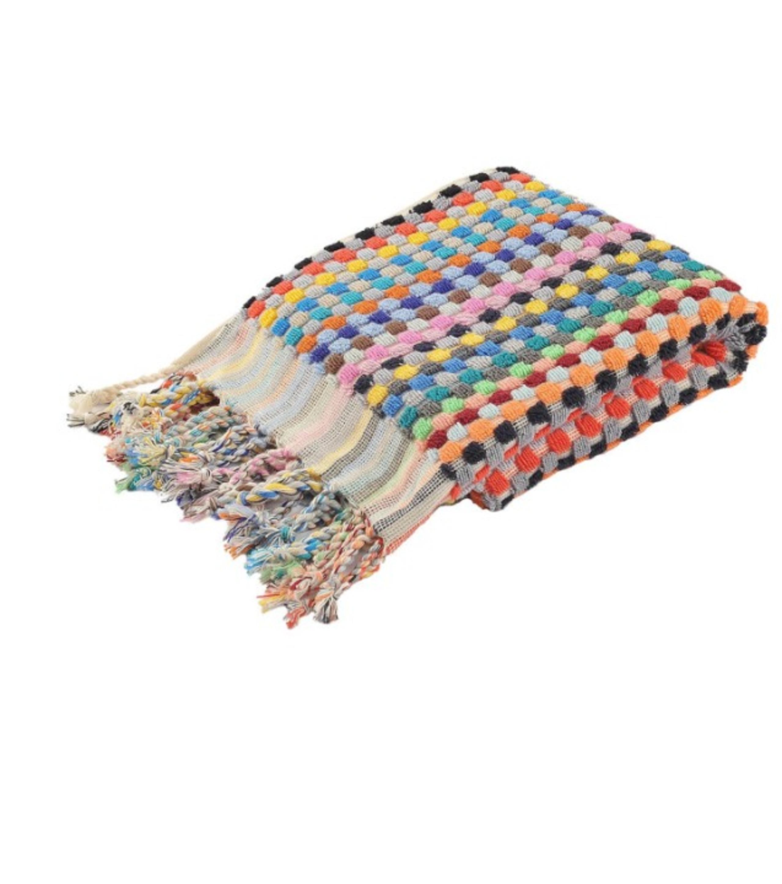 Gummo Pom Pom Rainbow Turkish Cotton Hand Towel - Citizens of the Beach