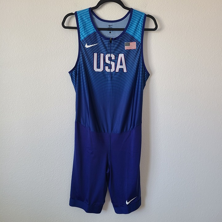 NEW Nike Team Issued USA Olympics Pro Elite Speedsuit Track 898156-XXX Size L