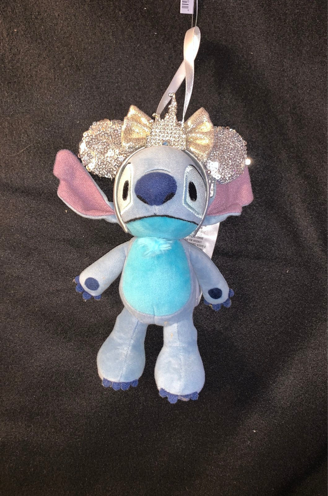 Disney Parks sequin Mickey Minnie Mouse Castle Ears Headband Ornament nuiMOs