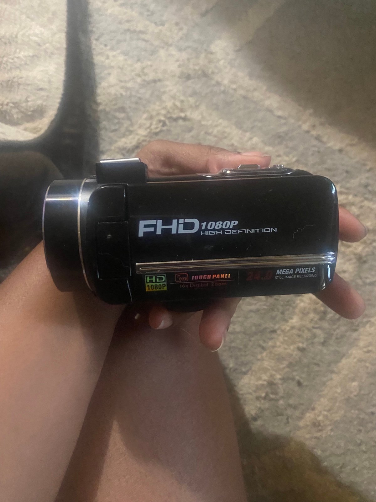 Black camera recorder
